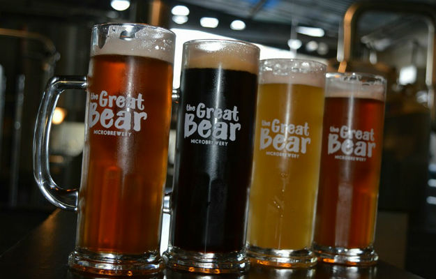 Variety of Beer at The Great Bear Chandigarh