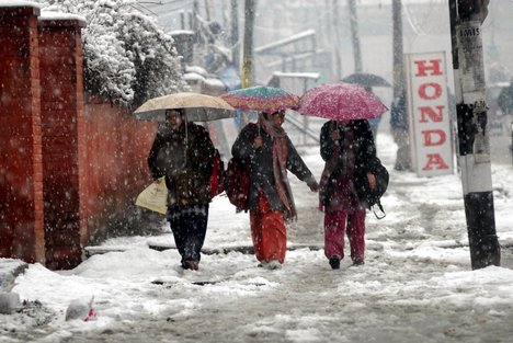 Snowfall at Kasauli