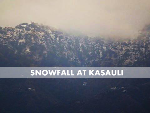 Yes, It’s Snowing In Kasauli After More Than A Decade