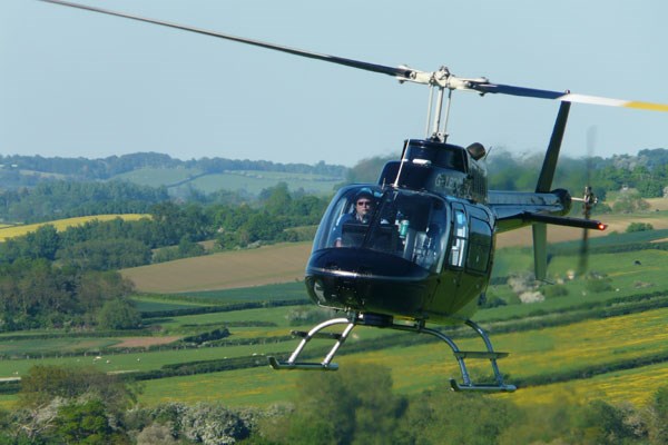 Book tickets for helicopter ride at Rose Festival