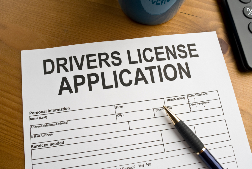 Driving License or Registration of cars