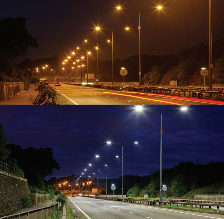 LED streetlights in Chandigarh