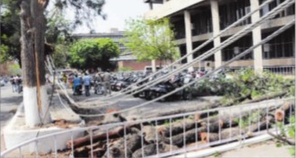 High-Velocity Storm in Chandigarh