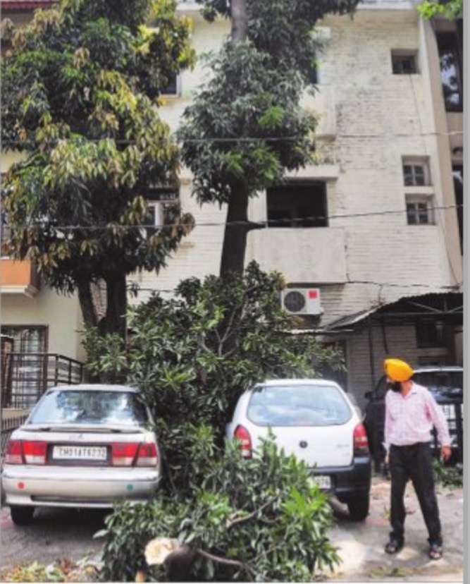 High-Velocity Storm in Chandigarh