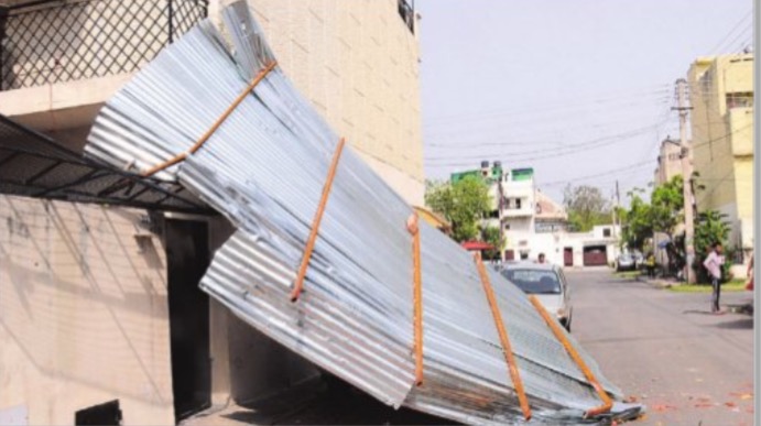 High-Velocity Storm in Chandigarh