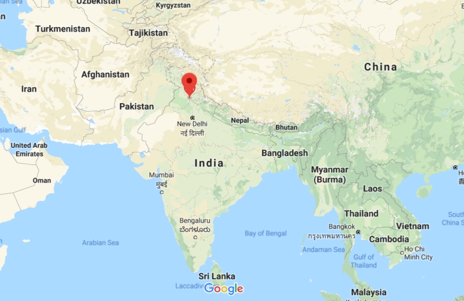 Chandigarh In Map Of India 