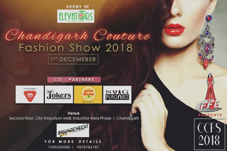 chandigarh couture fashion show 2018