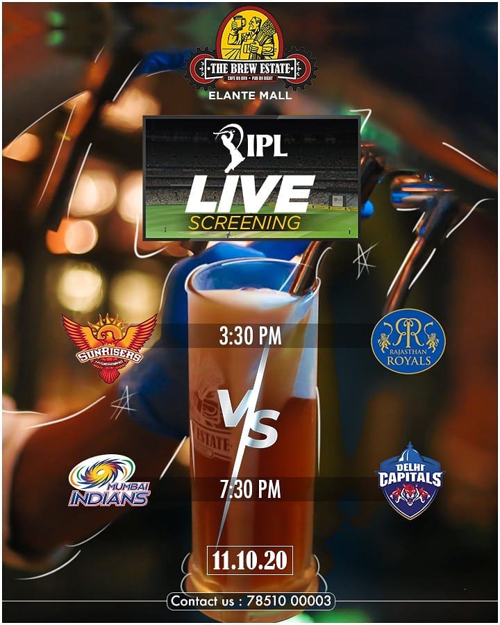 IPL Live Screening with The Brew Estate