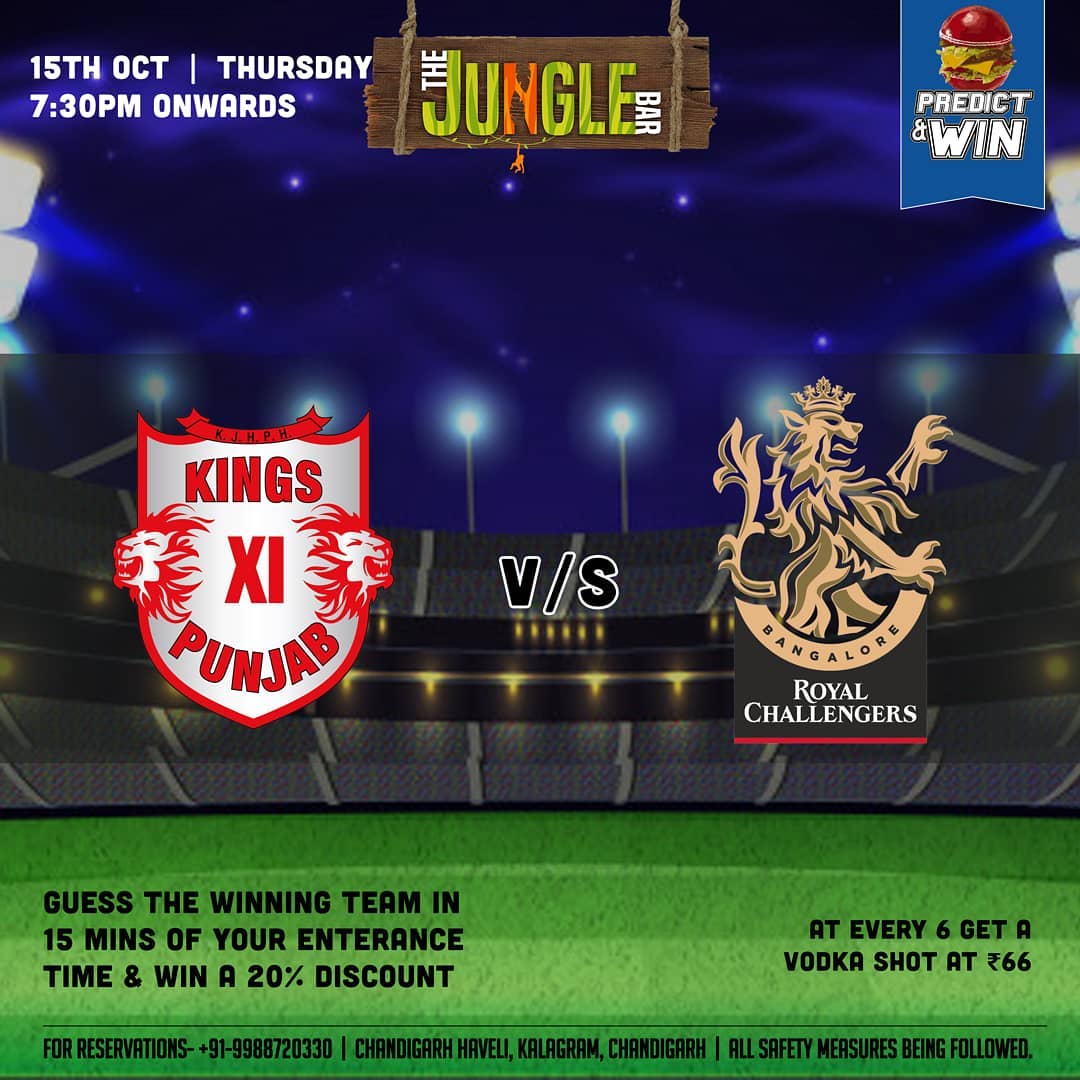 Enjoy IPL Screening at The Jungle Bar