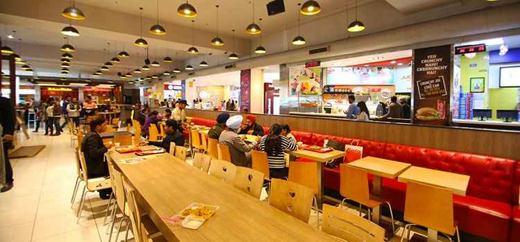 Food court Elante Mall Chandigarh