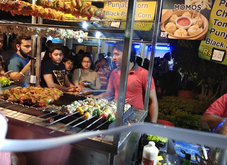 food court at Sukhna lake, Chandigarh 