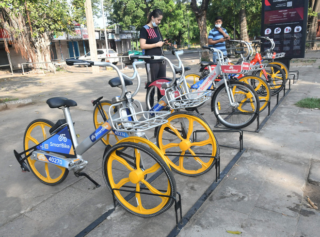 Smart bikes in chandigarh