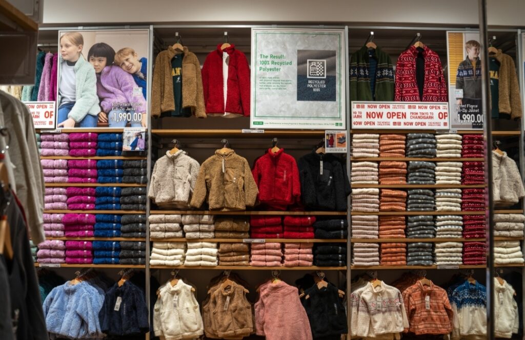 Uniqlo collection at Chandigarh Nexus Elante Mall 